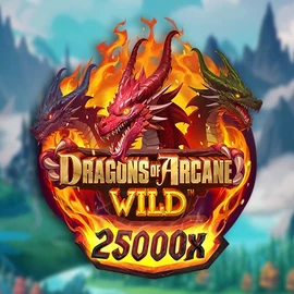 Dragons of Arcane Wild logo – Slots by Foxium at Hypekasino Casino