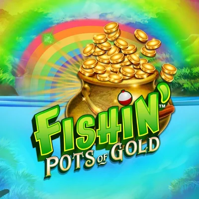 Fishin Pots Of Gold by Gameburger Studios, showcased at hypekasino.dk – game logo